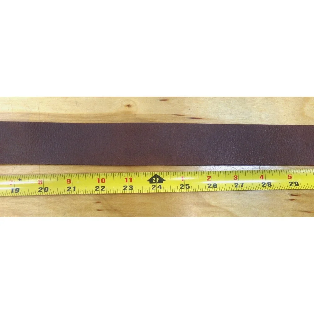 Legacy Brown‎ Leather Belt Size L with NCAA Clemson University Tiger Paw Buckle
